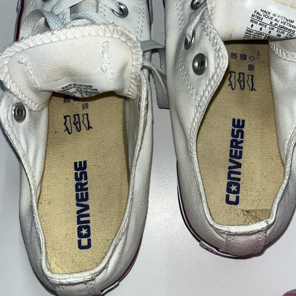 Imperfect Converse All Star Chucks low top sneakers women’s size 8 men’s size 6 - Picture 12 of 14